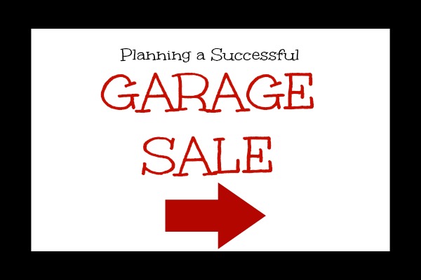 Planning a Successful Garage Sale