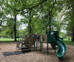 shaded playground