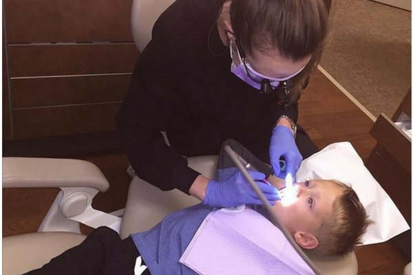 Northstar child teeth cleaning