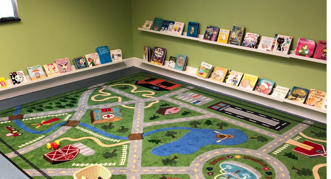 children's play areas at Bexley library in Columbus, Ohio