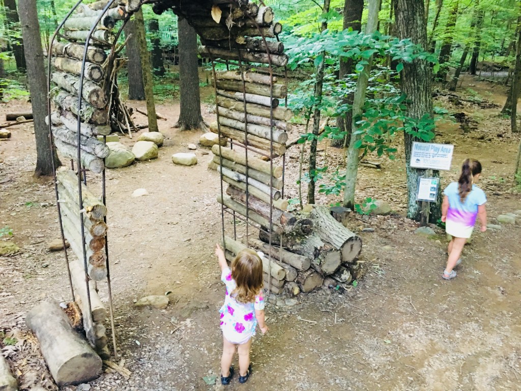 natural play area at Shale Hollow