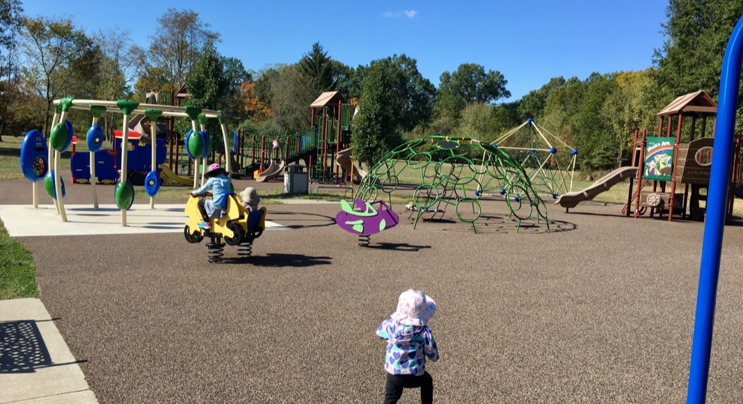 nice playground in Sunbury, Ohio