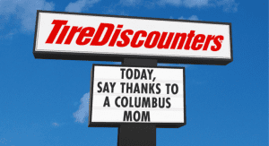 Tire Discounters sign