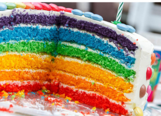 5 steps to an easy birthday cake
