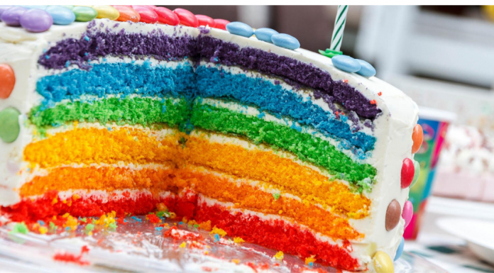 5 steps to an easy birthday cake